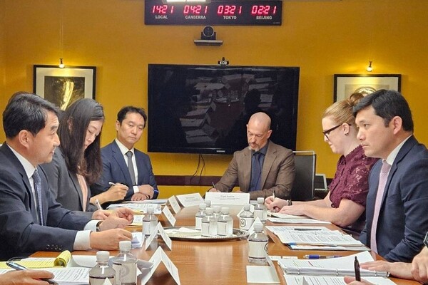 한국과 미국 양국은 30일(현지시간) 미국 워싱턴DC에서 미 조지아주 한국인 구금 사태의 재발방지를 위해 '비자 워킹그룹' 첫 회의를 열었다. 사진=외교부