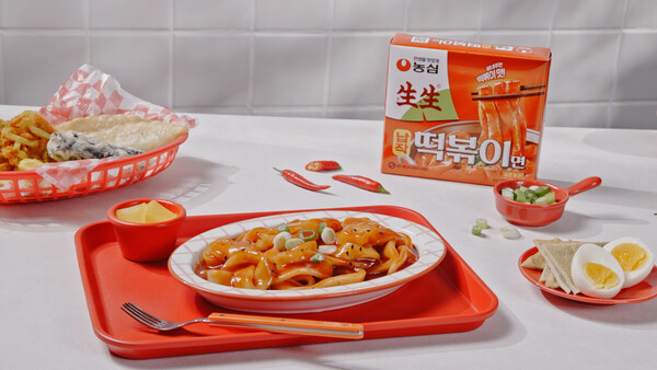 농심이 오는 14일 ‘생생납작떡볶이면’을 출시한다. 사진=농심