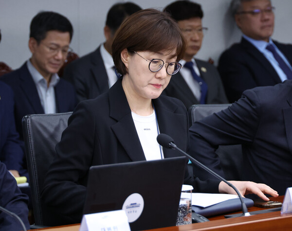 지난 13일 용산 대통령실에서 열린 수석보좌관회의에 참석한 김현지 대통령실 제1부속실장. 사진=연합뉴스