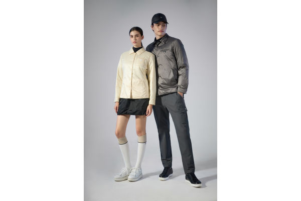 닥스 골프 경량 패딩 25FW 화보. 사진=LF 제공