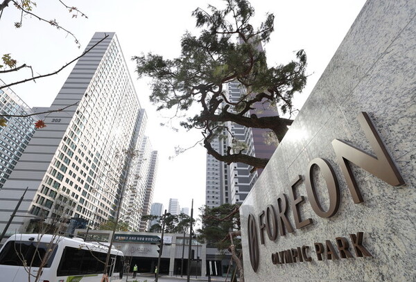 서울 강동구 둔촌동에 위치한 '올림픽파크포레온' 단지 전경. 사진=연합뉴스