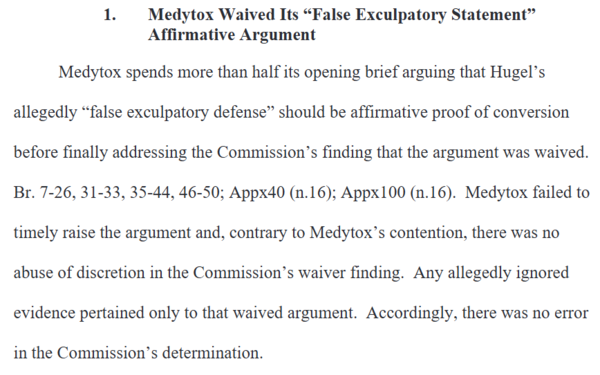 사진=미국 연방순회항소법원(CAFC) 답변서 발췌