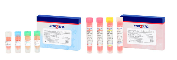 LG화학이 국내 출시한 난자 및 배아 냉동(사진 좌측), 해동(우측) 키트.(사진=LG화학)