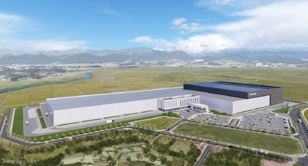 삼성전자 고창 CDC 물류센터 조감도. 사진=동부건설