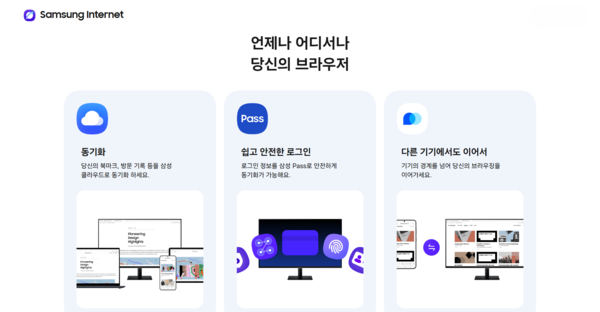 삼성 인터넷 이미지. 사진=삼성전자 제공