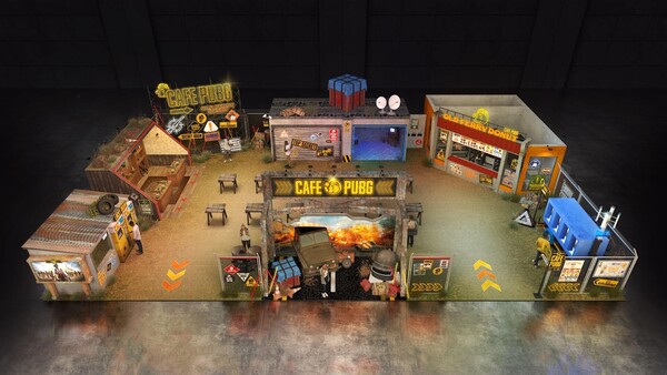 지스타 크래프톤 부스 조감도. 사진=크래프톤