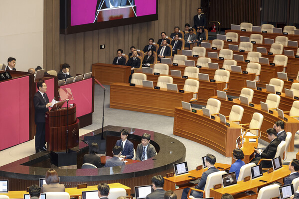 이 대통령이 이날 국회 시정연설을 통해 AI 대전환을 공식화했다. 사진=연합뉴스