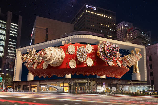 신세계백화점이 오는 7일부터 크리스마스 영상을 선보인다. 사진=신세계백화점 제공