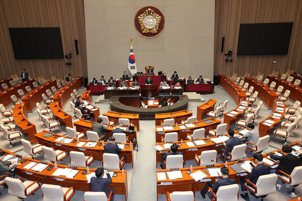 여의도 국회에서 지난 5일 예산결산특별위원회 공청회가 열리고 있다. 사진=연합뉴스 