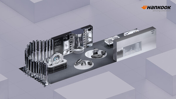 한국타이어 브랜드 부스 조감도. 사진=한국타이어 제공