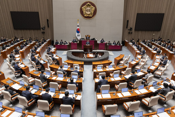 구윤철 부총리 겸 기획재정부 장관이 지난 6일 국회 예결위 회의장에서 열린 전체회의에 참석해 예산안 제안 설명을 하고 있다. 사진=연합뉴스 