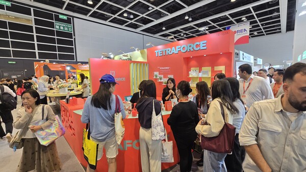 ‘코스모프로프 아시아 2025’ HLB생활건강 부스.(사진=HLB생활건강)