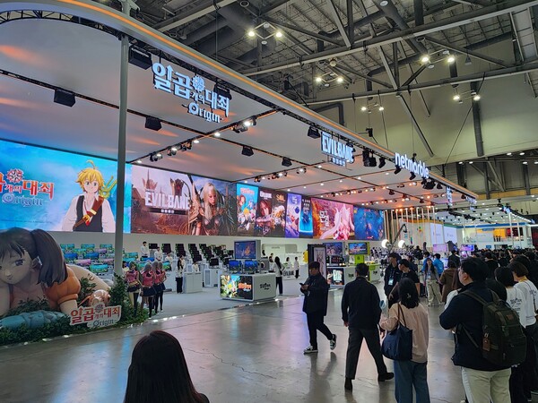 넷마블 부스. 사진=서울와이어