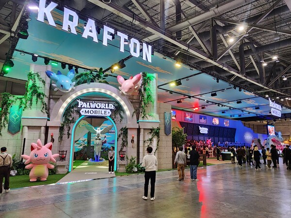 크래프톤 부스. 사진=서울와이어