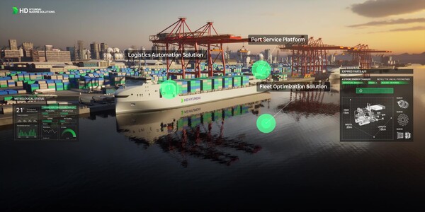 HD현대의 AI 기반 운항 솔루션 ‘오션와이즈’ 이미지. 자료=HD현대