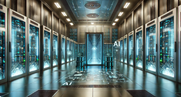 쳇 GPT가 구현한 AI 데이터센터 이미지. 사진=서울와이어DB