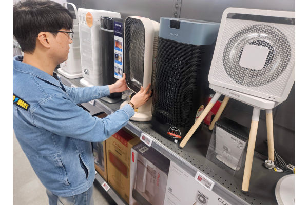 이마트 난방가전 매대. 사진=이마트 제공