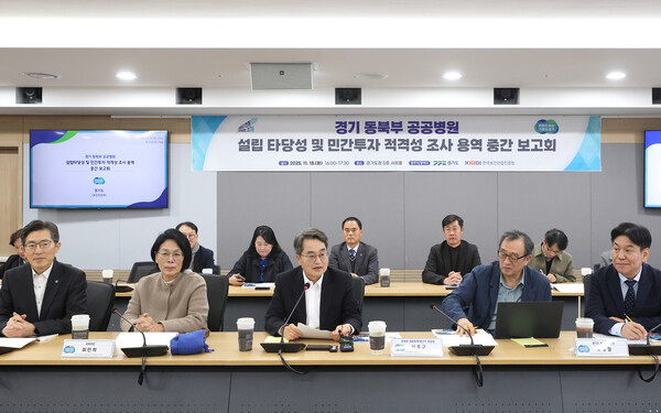 경기 동북부 공공의료원 설립 타당성조사 중간보고회(사진=경기도)