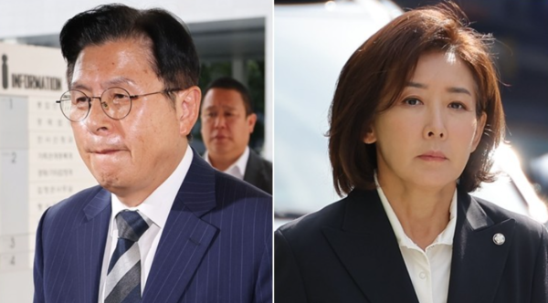 황교안 전 국무총리, 나경원 국민의힘 의원 등이 연루된 20대 국회 패스트트랙 충돌 사건의 1심 선고가 20일 나온다. 사진=연합뉴스