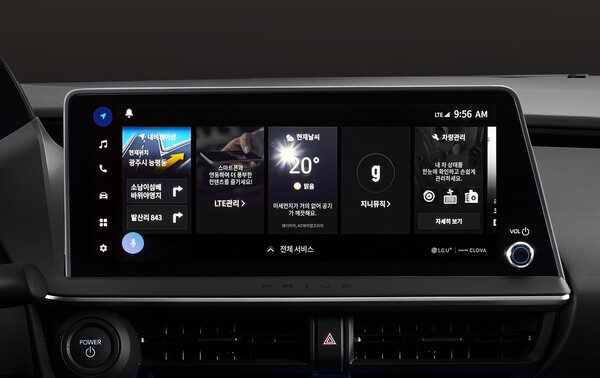 토요타 프리우스 인포테인먼트 시스템. 사진=토요타