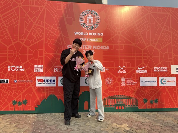 왼쪽부터 주태웅 선수, 박초롱 선수 (사진제공=화순군)