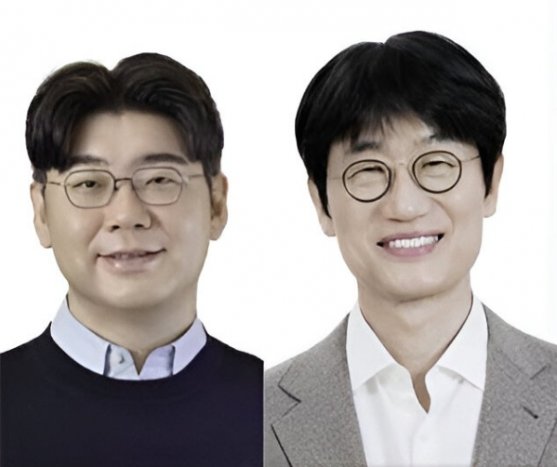 송치형 두나무 회장(왼쪽)과 이해진 네이버 의장. (사진=연합뉴스)