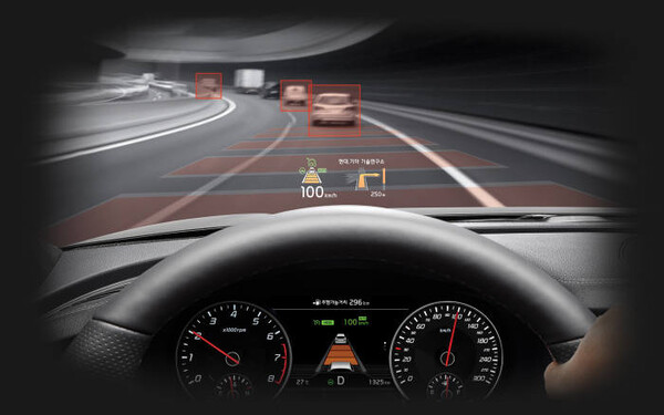 반자율주행 시스템 드라이브 와이즈(Drive Wise). 사진=기아